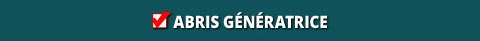 Abris génératrice